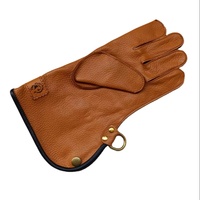 2025 gants de fauconnerie en cuir pour la chasse aux aigles gants de faucon avec piège à animaux accessoires et outils d'équipement de faucon