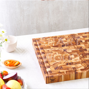 Smartwood Bois à grain carré en teck de haute qualité, excellent pour la planche à découper durable en teck - Product Image 4