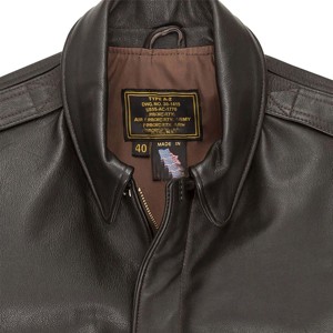 Blouson bombardier long en cuir pour hommes fabriqué sur mesure par OEM Vêtements d'extérieur élégants et durables - Product Image 3
