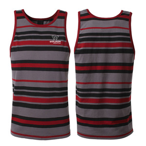 Custom Logo Men's High Quality Muscle Stringer Gym Tank Top 3D Casual Workout Apparel; Girl's Workout Tank Top with Logo . - Product Image 4