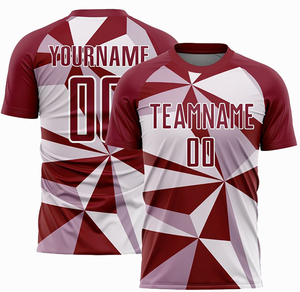 เสื้อฟุตบอลระเหิดแบบกำหนดเองเสื้อฟุตบอลผ้าโพลีเอสเตอร์เสื้อ100% ชุดเล่นฟุตบอลแห้งเร็วเหมาะสำหรับทีมสโมสรและแมทช์ประจำวัน - Product Image 3