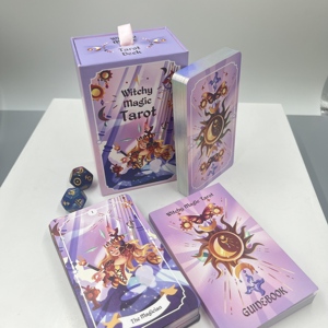 Tùy Chỉnh Holographic Cạnh Tarot Thẻ Bán Buôn Vui In Ấn Logo Khẳng Định Boong Tarot Thẻ Với Hướng dẫn - Product Image 1