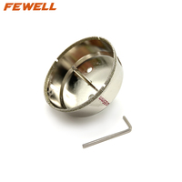 Diamant positionnement noyau foret cutter fournisseurs cercle scie cloche 85mm pour carreaux de verre céramique porcelaine marbre