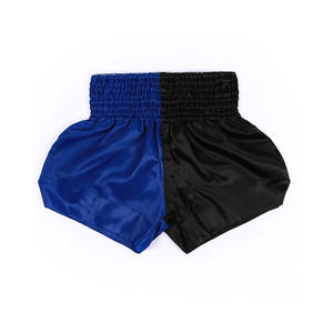 Top vente Shorts de boxe or argent glands Muay Thai Shorts enfant en bas âge taille Satin combat Kickboxing pantalon Boxeo Muay Thai Shorts - Product Image 2