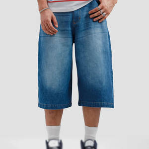 Shorts de Mezclilla Casuales para Hombre, Hechos en Pakistán, 100% Algodón, Sólidos, de Alta Calidad, Cómodos, Ecológicos y Transpirables - Product Image 1