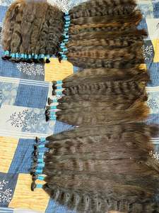 Double trame du fabricant cuticule alignée vague d'eau indienne paquets de cheveux profonds cheveux Remy bruts pas de perte de déchirure vague lâche - Product Image 3