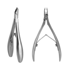 Manufacturers Beauty Products Scissor Shape Cuticle Nippers Cuticle Nippers Rubber Handle Cuticle Nippers - Product Image 1