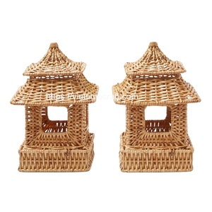 Adorable estilo japonés, pagoda de ratán, Material de mimbre, producto de ratán para decoración al aire libre, venta al por mayor, artesanía de Vietnam - Product Image 2