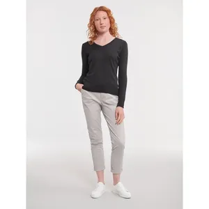 Pull à col en V personnalisé pour femme JE710F – Sweat-shirt et hoodie promotionnels - Product Image 5