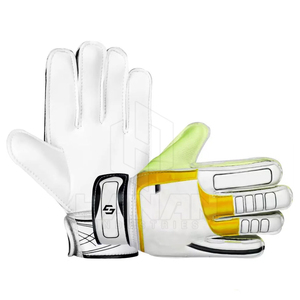 Venta al por mayor de fábrica, guantes de portero para jóvenes y adultos, los mejores guantes de fútbol con protección para los dedos, guantes de fútbol antideslizantes para niños y adultos - Product Image 2