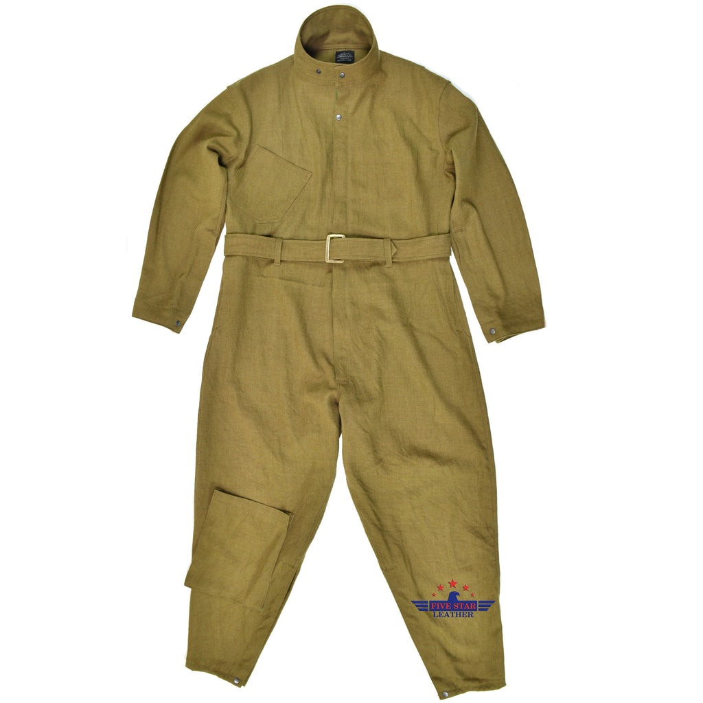 Unisex Pilot WW2 A4 Flight Suit Polyester/Cotton Vintage Aviation