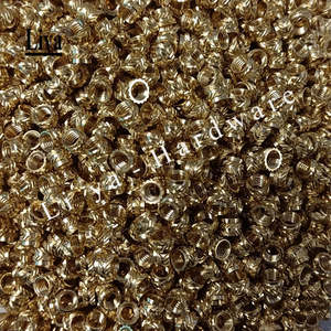 Vichok Hardware M1-M4 <b>Thread</b> <b>Inserts</b> 50-500pcs Brass Hot Melt Knurled Injection Molding Embedment - Product Image 1