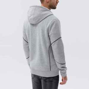 Top Trendy Custom Logo Men Puff Printing 380gsm Digital Printing Winter Embroidery Oversized Zip Hoodie - Product Image 3