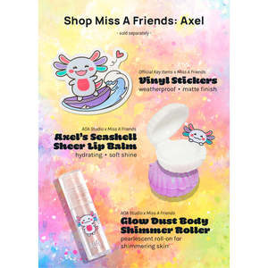 Lucidalabbra Arcobaleno Cruelty-Free di Alta Qualità AOA Axel's con Logo Personalizzato, Ingredienti Erboristici e Minerali, Campione Gratuito - Product Image 2