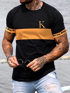 เสื้อยืดผู้ชายผ้าฝ้าย100% เสื้อยืดแขนสั้นระบายอากาศได้ดีพิมพ์ลายแบบกำหนดเอง - Product Image 6