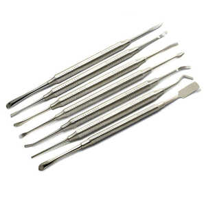 Kit d'équipements pour instruments de chirurgie dentaire manuelle d'implantation, comprenant des écarteurs périostiques et des périotomes par Surgiright - Product Image 6