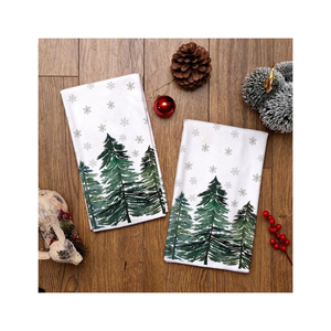 100% Cotton Waffle Weave Tea <b>Towels</b> 40x65cm Ultra Absorbent <b>Embroidered</b> Golf Affordable Custom OEM Best Selling Indian Wholesale - Product Image 2