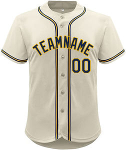 Camisetas de Béisbol con Logotipo Personalizado, Sublimadas, de Secado Rápido, Ropa de Softbol, Jersey de Béisbol Masculino en Blanco - Product Image 2