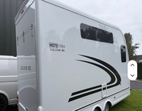 Caravane de camping légère et moderne de haute qualité pour 2 à 8 personnes avec réfrigérateur indépendant