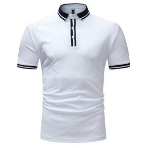 High Quality Short Sleeve Men's Polo Shirt Blank Solid Color Moisture <b>Wicking</b> Oversized Polo Shirt for Men - Product Image 4