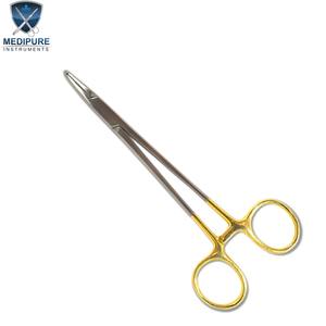 High Quality Crile Wood Needle Holder Stainless Steel <b>Surgical</b> <b>Instrument</b> Tungsten Carbide Jaws Precision Grip Durable Design - Product Image 1