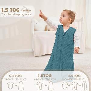 קיץ נוח רך חורף סתיו קיץ במבוק כותנה ילדים תינוק שק שק שינה תינוק - Product Image 6