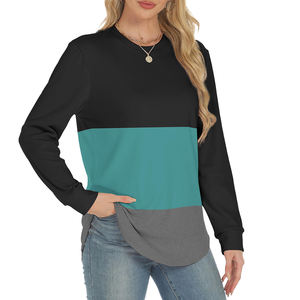 เสื้อสเวตเตอร์เนื้อนุ่มลายนูนขนาดใหญ่สีพื้นลำลอง, สตรีทแวร์, ไหล่ตก, ตัวเลข, ระบายอากาศได้ดี, เป็นมิตรกับสิ่งแวดล้อม, เสื้อฮู้ด, ถัก - Product Image 4