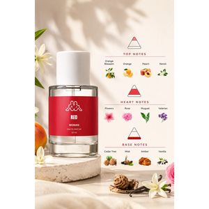 Perfume Kappa para Mujer, Red EDP, Aroma Dulce a Lavanda y Coco, Incluye Atomizador y Set de Regalo - Product Image 2