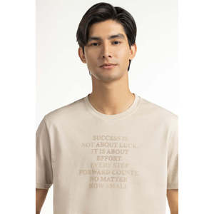 T-shirts imprimés en coton 100% Relax Fit, jersey élégant, qualité supérieure, impression sérigraphique, modèle MN-TS-SS25-323 - Product Image 5