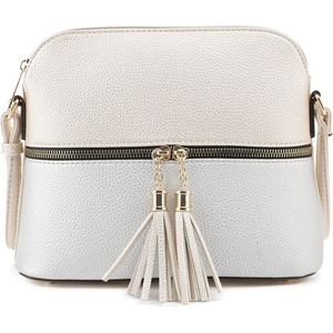 Ladies Trendy PU Pebbled Leather Messenger <b>Bag</b> Crossbody Design <b>Shoulder</b> <b>Bag</b> with Adjustable <b>Strap</b> - Product Image 4