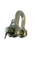 Manille de sécurité 2150 pour opérations de grue, en acier allié, forme en D, mesure impériale, levages critiques, forgée à froid, manille de chaîne 2