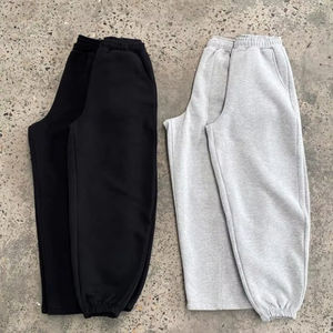 Logotipo personalizado 480 Gsm algodón poliéster polar en blanco Unisex para hombre Jogger Plain Pullover sudadera pantalones de chándal y conjunto con capucha - Product Image 6