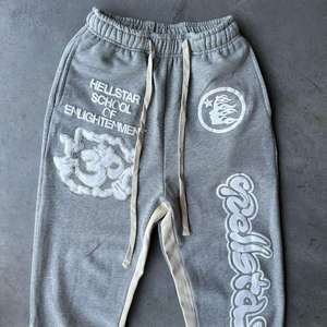 Venta al por mayor ácido lavado pantalones de chándal de los hombres de alta calidad pantalones de chándal con bolsillos logotipo personalizado pantalones de chándal para los hombres - Product Image 2
