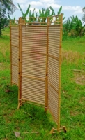 Ensemble de diviseur de salle à manger pliable traditionnel de luxe fait à la main qualité en bambou pour la maison salon hôtel ferme cuisine