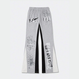 Nouveau design de pantalons de survêtement évasé pour hommes, tenue décontractée, pantalons de survêtement et pantalons évasés imprimés personnalisés pour l'extérieur - Product Image 2