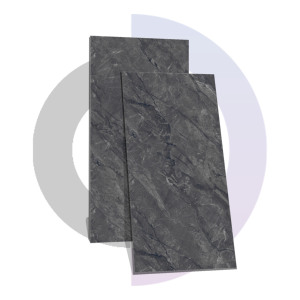 Azulejos de porcelana pulida GRIGEO NERO de 9mm, 600x1200MM/24X48, diseño clásico moderno, azulejos de ladrillo refractario Premium certificados-CE - Product Image 1