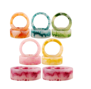 Simple Circle <b>Resin</b> Eco-Friendly Luxury Napkin <b>Ring</b> Custom Size Creative Modern Crafts Home Decorative Factory Direct Sales - Product Image 6