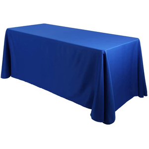 Modern Beige Banquet <b>Table</b> <b>Cloth</b> White <b>Round</b> Designs Vinyl Stretch Spandex for Home Wedding & Dining Woven Rectangle Style - Product Image 3