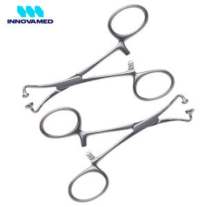 Pinces à serviettes en acier avec impression de logo personnalisé Innovamed Pince à serviettes à douille à boule Backhaus Source d'alimentation manuelle Bon vendeur - Product Image 6