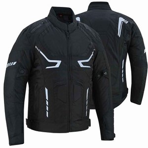 Produit tendance sur mesure nouveauté Streetwear vestes de moto en polyester à la mode avec fermeture éclair avant - Product Image 1