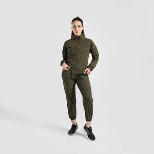 Veste de gymnastique Olive AirFlex Zipper, vêtements de performance haut de gamme - Product Image 4