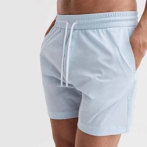 Pantalones cortos de verano de poliéster 100% para hombre, cómodos para ropa informal, entrenamientos de gimnasio, ropa de hombre al aire libre, pantalones cortos con cintura elástica para adultos - Product Image 2