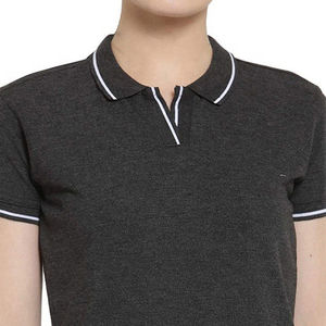 Polo de mujer de alto impacto Diseño personalizado Camiseta de calidad premium Longitud corta Venta caliente Top Mejor precio Polo de mujer - Product Image 3
