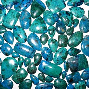 Piedra preciosa suelta crisocola natural, venta al por mayor, piedra preciosa suelta crisocola para la fabricación de joyas, piedras preciosas - Product Image 4