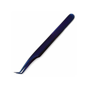 Suministros de extensión de pestañas de acero inoxidable con logotipo personalizado fabricante de pinzas de pestañas de etiqueta privada al por mayor - Product Image 1