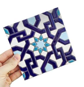 Design créatif Ensemble de sous-verres à thé en MDF avec impression en émail Ustensiles de cuisine personnalisés Vaisselle Tapis et tampons Style moderne au meilleur prix - Product Image 4