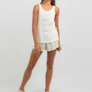 Tank Tops for Ladies Females Girls <b>Women</b> Sleeveless Cotton Spandex Racerback Top Pinks Made in Pakistan - Product Image 1