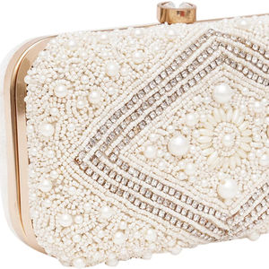 Bolsos de perlas con cuentas tejidas hechas a mano para mujer, nuevo diseño de nicho de moda, bandolera de un solo hombro para mujer - Product Image 1