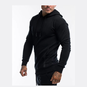 Hommes Mode Casual Workout Hooded Sport Gray Hoodies Long Sleeve Gym Pullover Loose Tops Hoodies & Sweatshirts - Product Image 6
