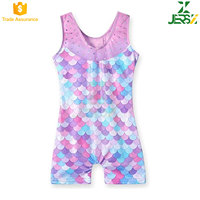 Maillots de Gimnasia para Niñas, Ropa de Danza para Adultos, Diseño de Sirena y Unicornio, Brillantes, Color Arcoíris, Azul, Rosa Intenso, Brillantes, de Spandex, Personalizados